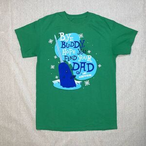 Bye Buddy, Hope You Find Your Dad - Elf - Green Short Sleeve Tee | Medium